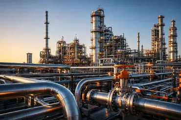 Modern oil, gas and petrochemical processing facility